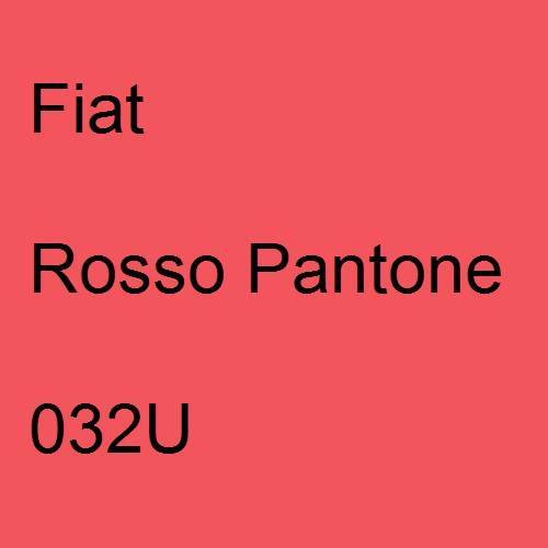 Fiat, Rosso Pantone, 032U.